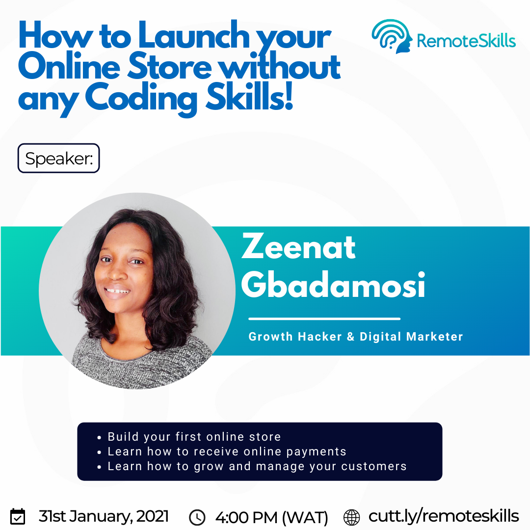 Online Store Webinar